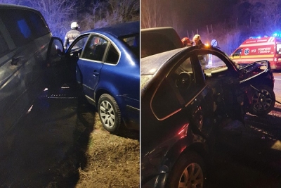 Accident rutier la intrarea în Strehaia