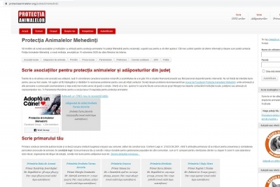 ȘOCANT! Site dedicat protecției animalelor, neactualizat, oferă informații false