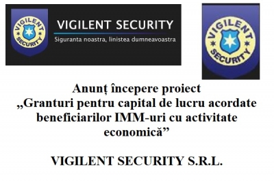 Anunț începere proiect