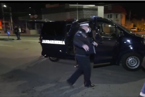 Violențele de la protestul din Severin, sancționate de jandarmi