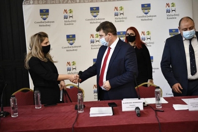 Ramona Cupă și Ionică Negru au fost aleși vicepreședinți al Consiliului Județean Mehedinți