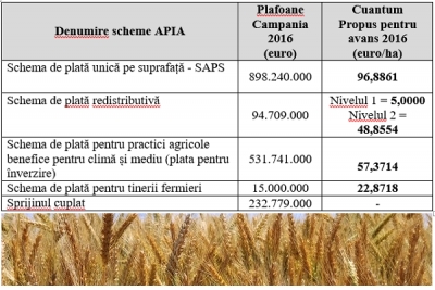 PRMII BANI DIN SUBVENŢIILE PE 2016, DUPĂ 16 OCTOMBRIE