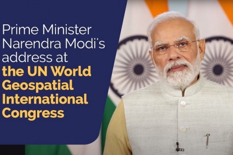 Discursul premierului indian la Congresul Internațional Geospațial Mondial  al Națiunilor Unite