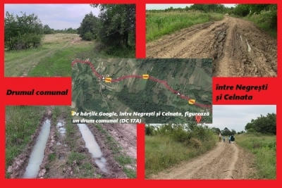 DRUMUL DINTRE NEGREȘTI ȘI CELNATA, ACCESIBIL NUMAI CU CĂRUȚA