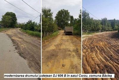DRUMURILE UITATE ALE MEHEDINȚIULUI ÎNCEP SĂ FIE ASFALTATE