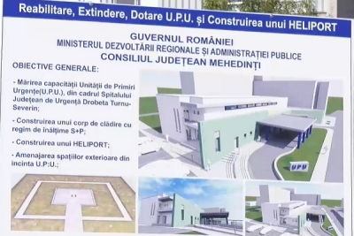 Contractul pentru reabilitarea, extinderea și dotarea Unității de Primiri Urgențe a Spitalului Județean, a fost atribuit