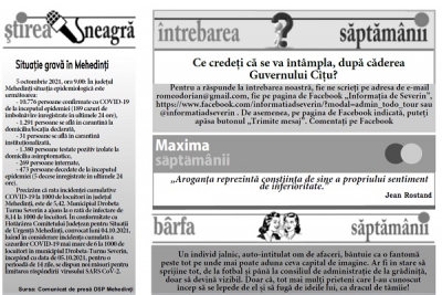 Bârfa săptămânii, maxima săptămânii, întrebarea săptămânii