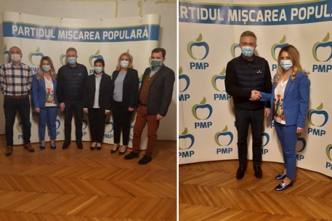 Conducerea PMP Mehedinți s-a întâlnit cu liderul partidului, Cristian Diaconescu
