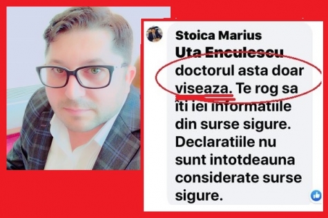 STOICA, DESPRE dr. IMAN: „ĂSTA VISEAZĂ!”
