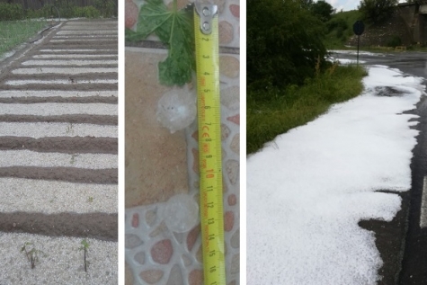 FURTUNĂ CU GRINDINĂ, PAGUBE ÎNSEMNATE ÎN MEHEDINŢI