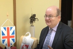 AMBASADORUL MARII BRITANII, LA SEVERIN