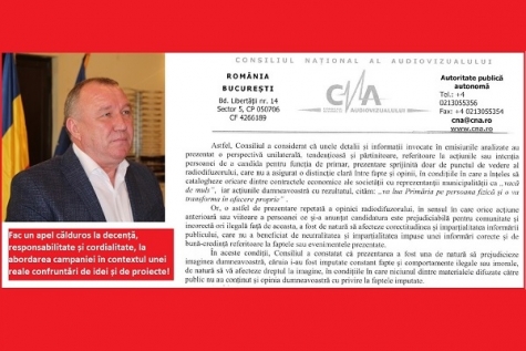 CONSTANTIN POPESCU FACE APEL LA O CAMPANIE DECENTĂ