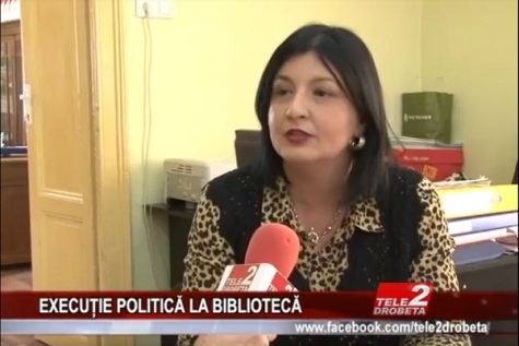 EXECUȚIE POLITICĂ LA BIBLIOTECĂ