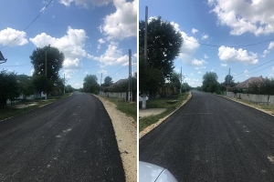 PRIMUL STRAT DE ASFALT &Icirc;NTRE DUMBRAVA ȘI ALBULEȘTI