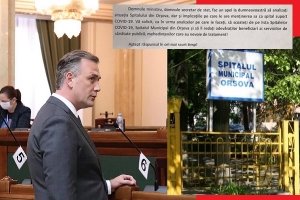 SENATORUL SIBINESCU INTERVINE PROMPT PENTRU SALVAREA SPITALULUI DIN ORȘOVA