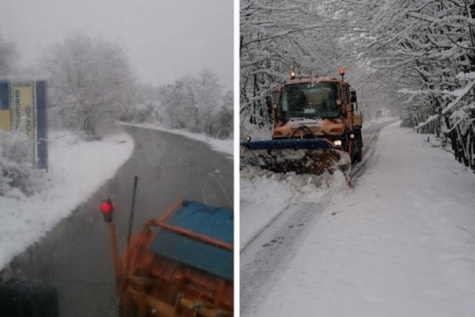DRUMARII INTERVIN PENTRU DESZĂPEZIRE ÎN NORDUL MEHEDINȚIUNLUI