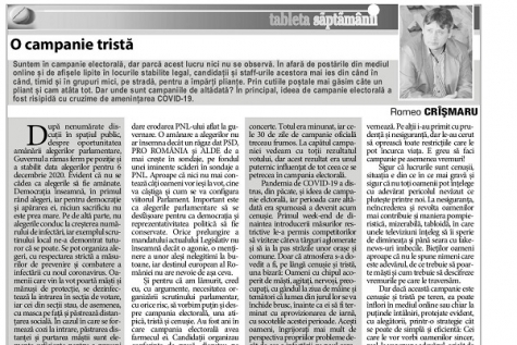 O campanie tristă