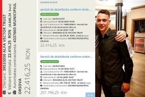 AFACERI PROSPERE SUB STAREA DE URGENȚĂ: DEZINFECȚIE DE 47.000 DE EURO LA ORȘOVA