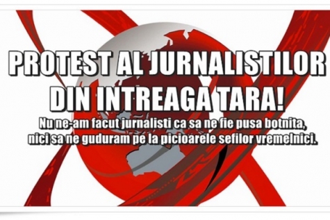 Protest masiv al jurnaliștilor împotriva Trustului Realitatea Media